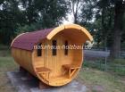 Fasssauna Saunapod Saunakota Campingpod Schlaffass Saunafass Gartensauna